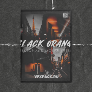 Creativemarket – Black Orange Lightroom Presets
