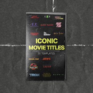 Tropic Colour - Iconic Movie Titles Templates