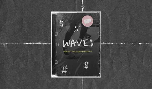 Video Milkshake – Waves – Brush Animated Font Pack