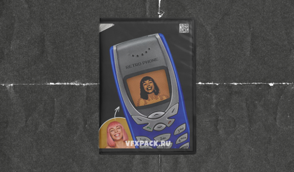 Retro Phone Photoshop Action