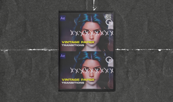 Videohive - Vintage Paper Transitions
