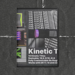 Videohive - Kinetic Titles for Davinci Resolve
