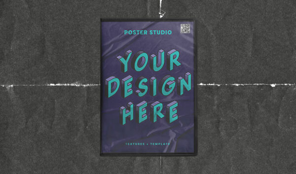 Creative Market - Glued Poster Templates