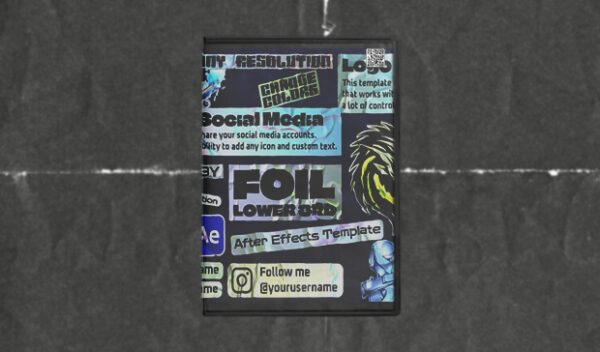 Videohive - Foil Lower Third for After Effects