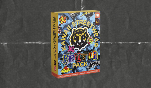 Kawaii Streetwear Vector Pack (Vol. 1)