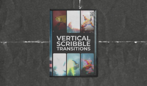 Scribble Vertical Transitions for After Effects