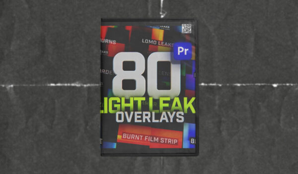 Animated Light Leaks Overlays Pack