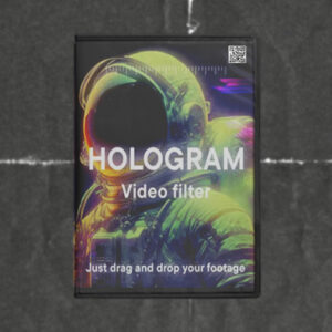 Hologram Video Filter Effect Template