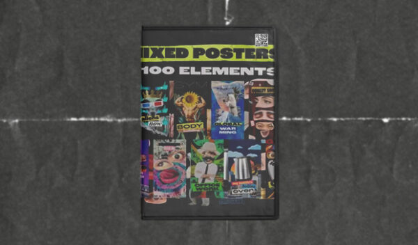 Mixed Posters & 100 Collage Elements