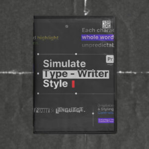 Typewriter Text Preset MOGRT