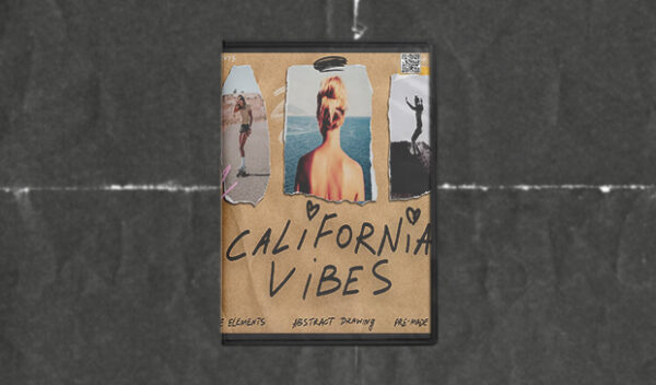 Cali Vibes - Mixed Media Collage Set