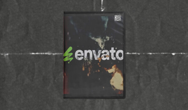 Cinematic Film Burn Logo