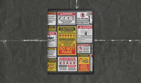 Industrial Sign Decals