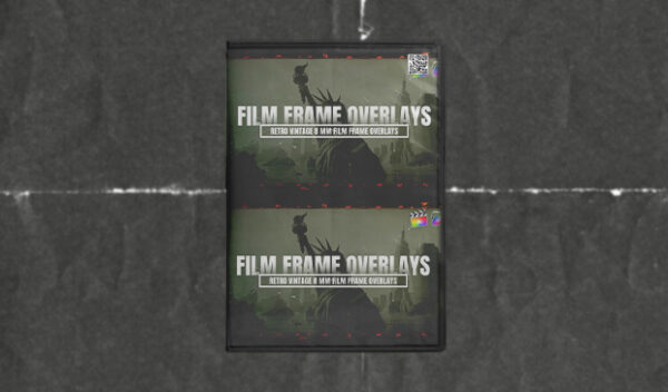 Retro Vintage 8mm Film Frame Overlays