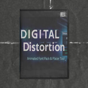 Digital Distortion Animated Font Pack