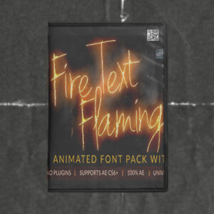 Fire Text Flaming Animated Font Pack