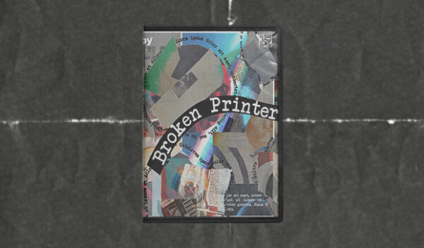Creative Market - Broken Printer Overlays