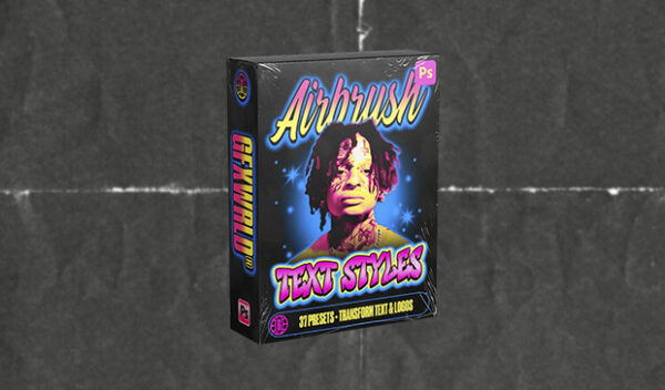 GFXWRLD - Airbrush Text Styles Pack (Vol. II)