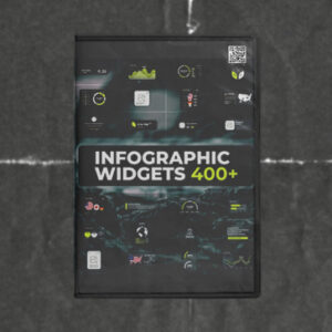 Infographics Pack Glass Widgets