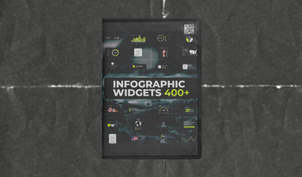 Infographics Pack Glass Widgets