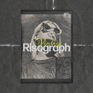 Vintage Risograph Photo Effect