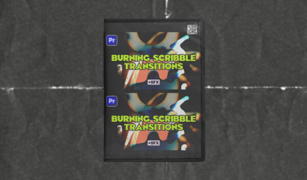 Burning Scribble Transitions