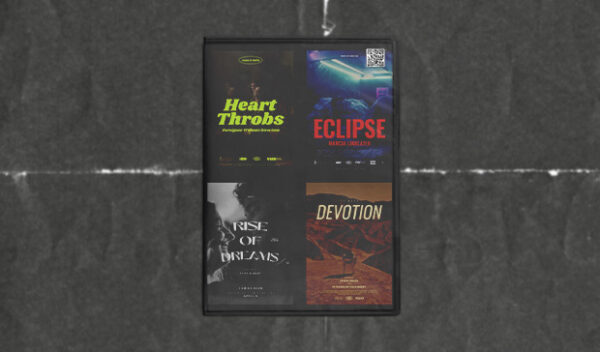 Animated Vertical Film Posters