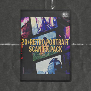 Retro Portrait Scan FX for AE