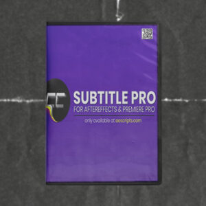 Aescripts - Subtitle Pro v2.9 for After Effects & Premiere Pro
