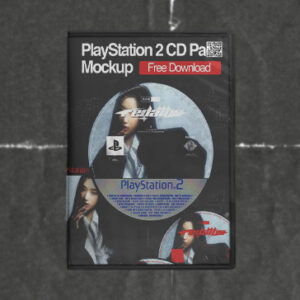 PlayStation 2 CD Pack Free Mockup
