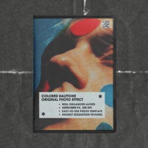 Original Zine Color Halftone Effect