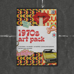 1970s Collage Art Pack