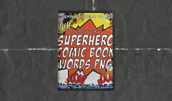 Comic Book Words PNG